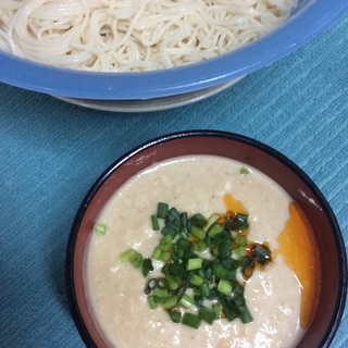 担々麺風♪豆腐入りつけ汁